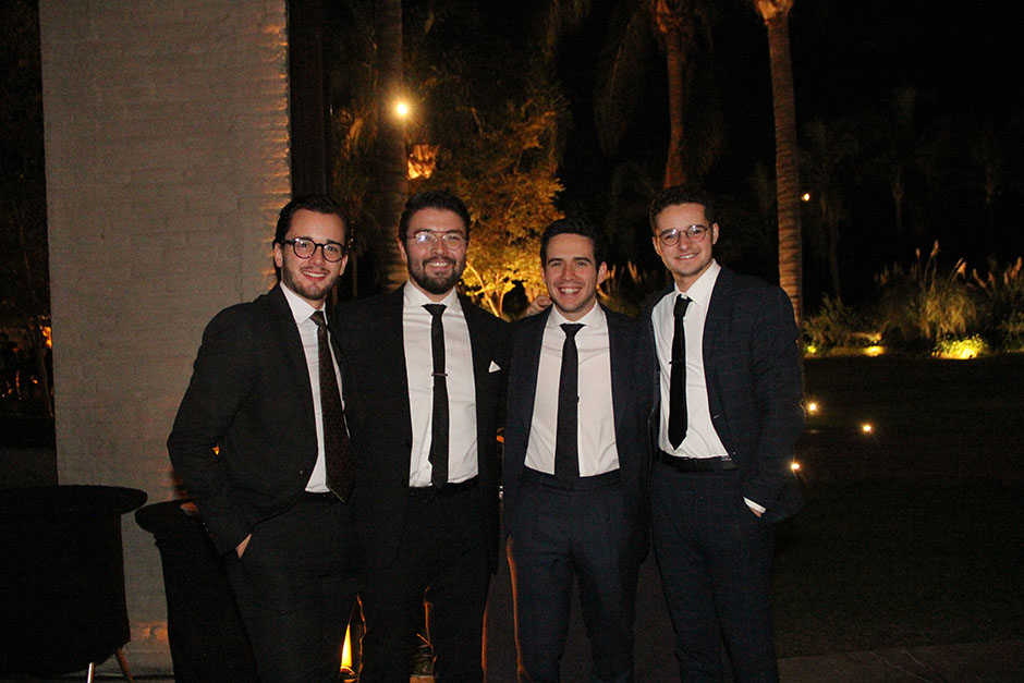 Imanol Martínez, Alexis López, Emilio Arroyo y Rodrigo Andrade