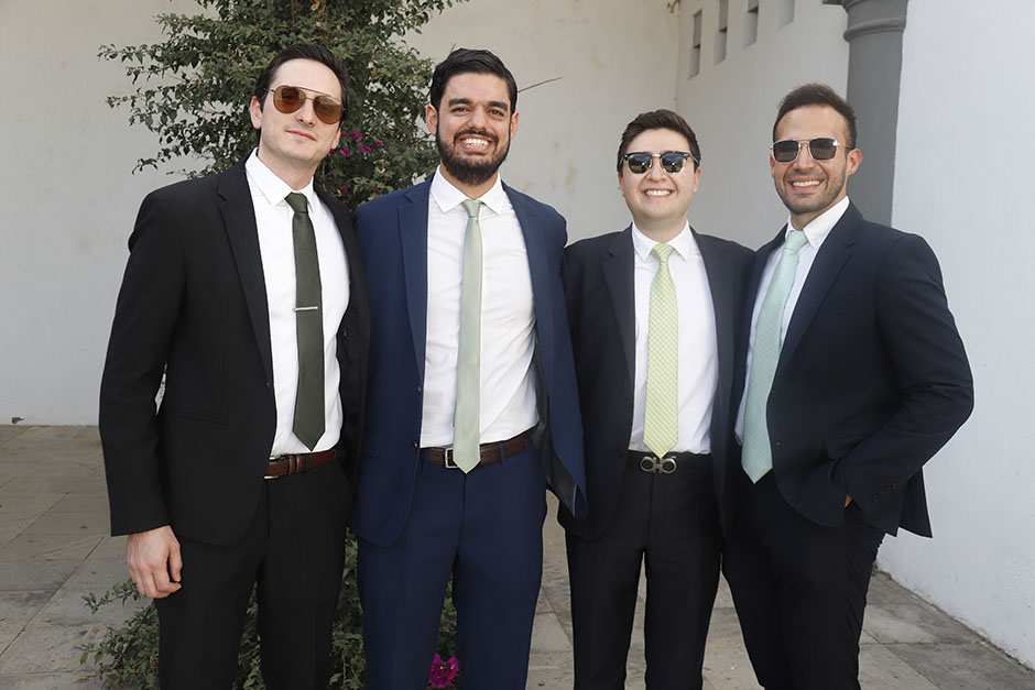 Javier González, Omar Canavati, Roberto Blanco y Javier Flores