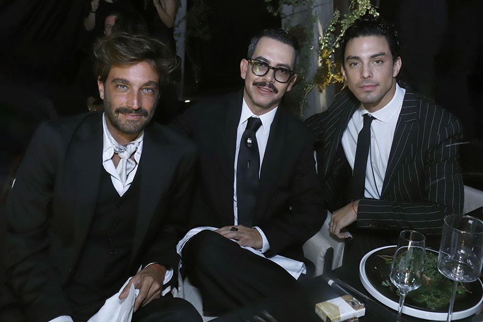 Ricardo Korkowsky, Manolo Caro y Vicente Tamayo
