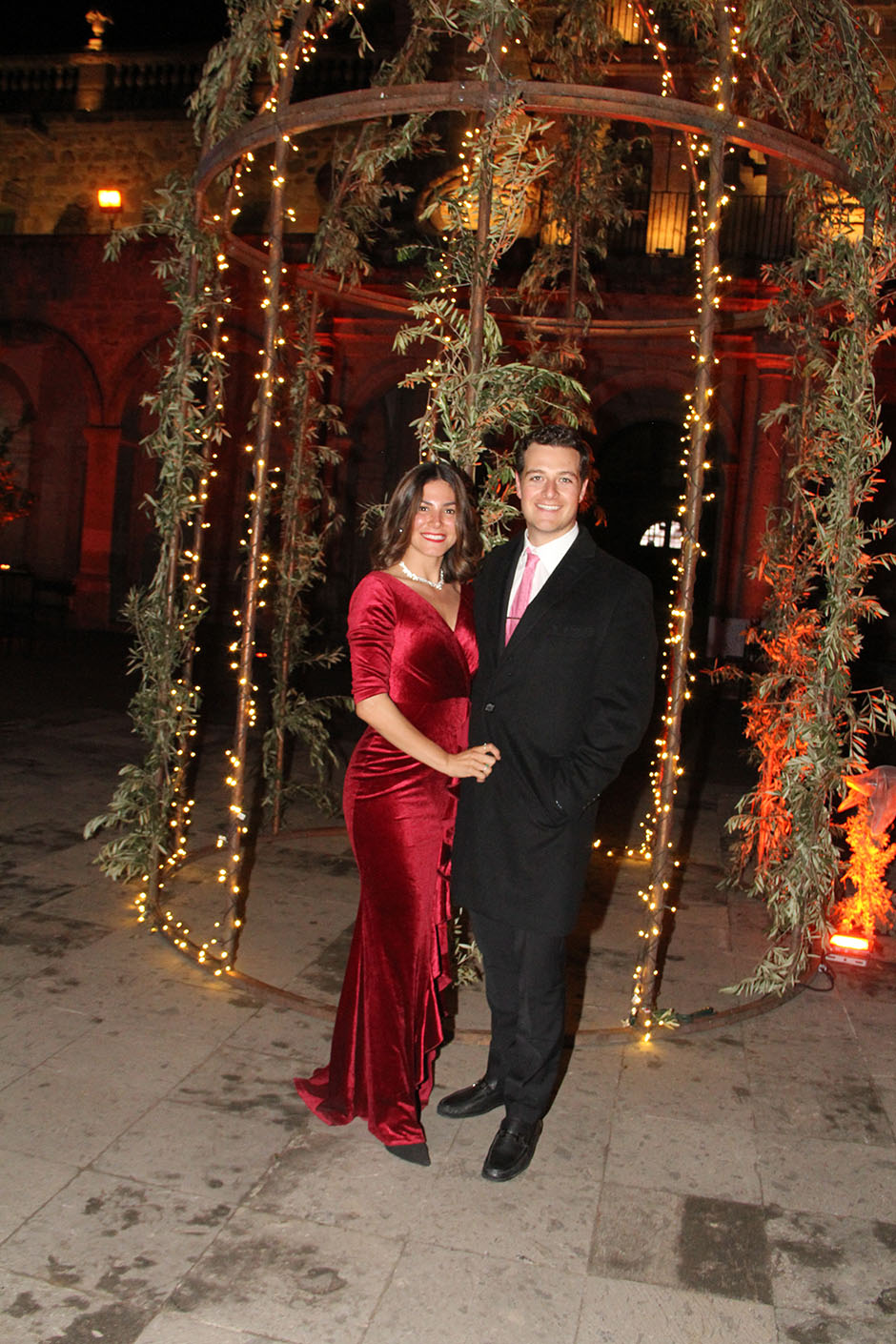 Sergio Salinas y Mónica Magaña