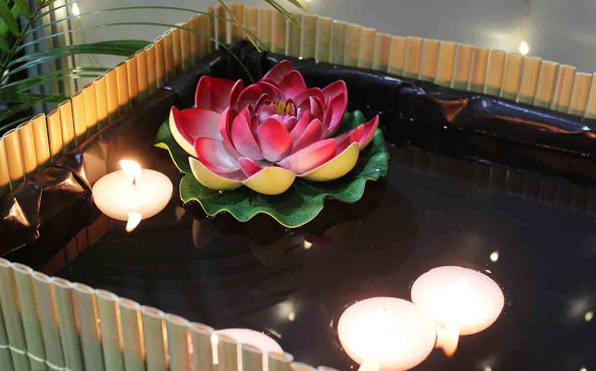 Hermosa presentación del stand de Tailandia