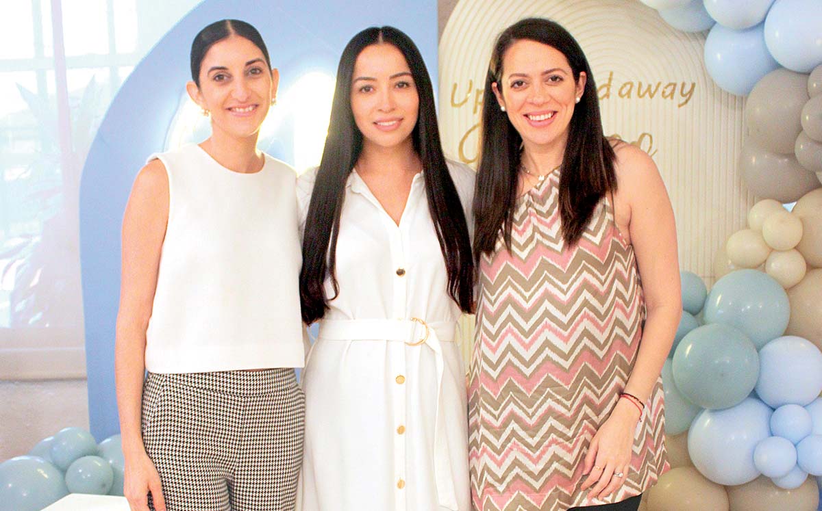 ADIDE MINA, KAREN ROMERO, MARÍA ANDREA ORTEGA llegaron con sus mejores outfits al baby shower de Alicia