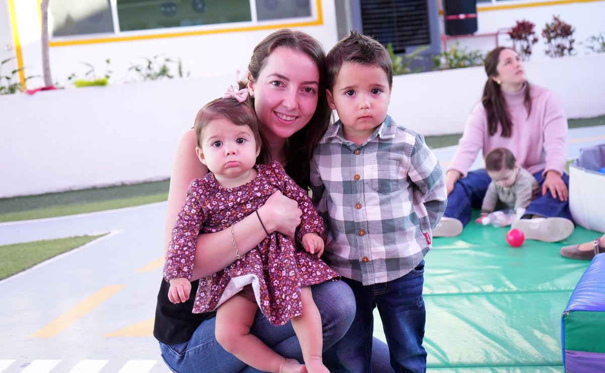 Adriana, Ximena y Mateo