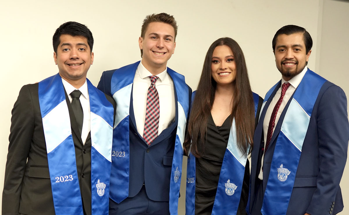 Carlos Eduardo, Agustín, Elsa y Miguel