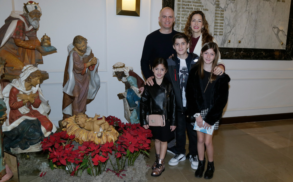 Jorge Belden, Silvia González de Belden, Viviana Belden, Jorge Belden y Mariana Belden / Foto: Omar Valdez