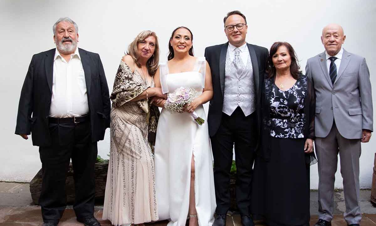 Enrique Martínez, Alejandro Bustos, Rocío Martínez y Silvia Vera