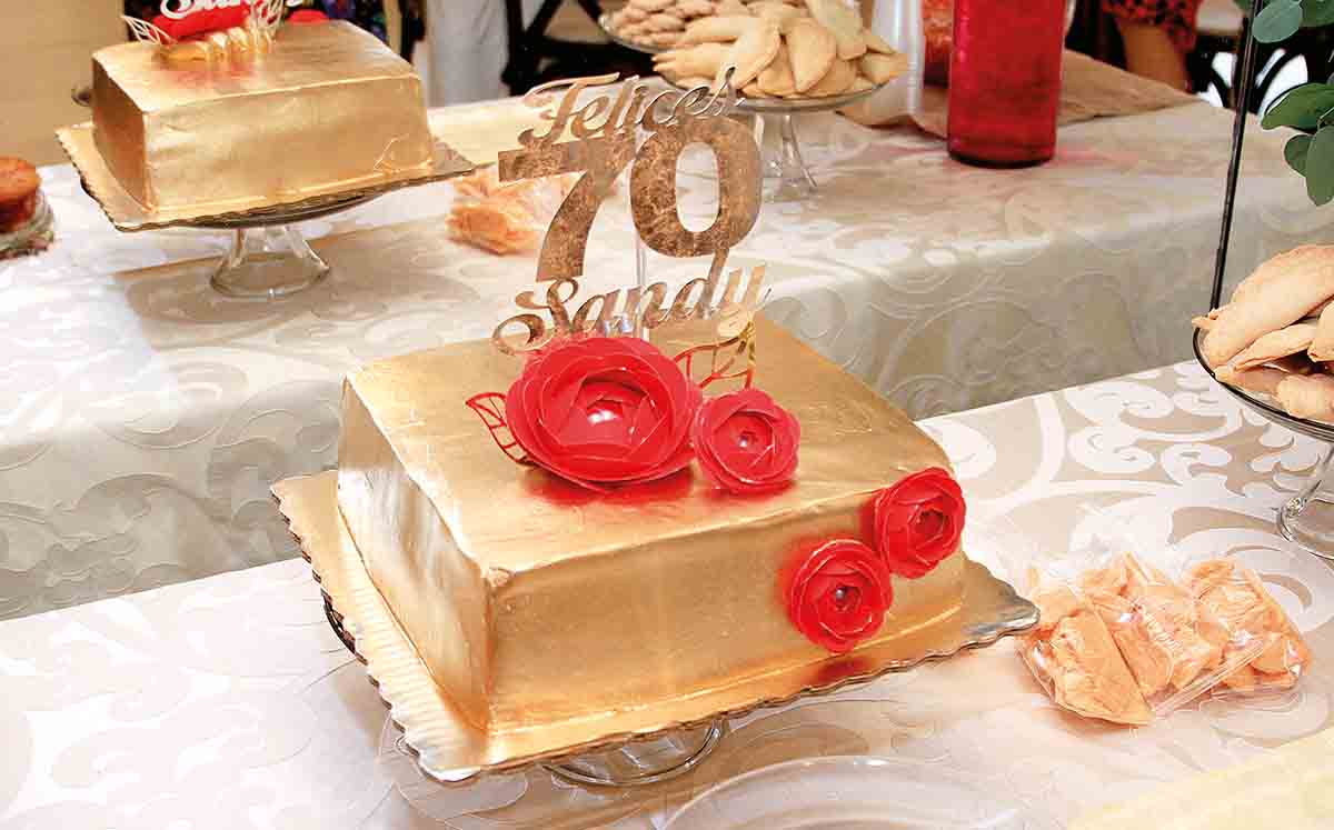 Pastel del evento