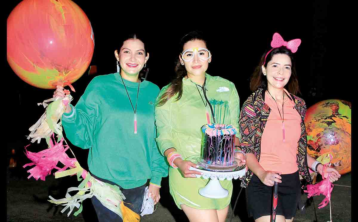 PATRICIA CRUZ, MARLENE RICO Y ADRIANA SÁNCHEZ las bellas cumpleañeras
