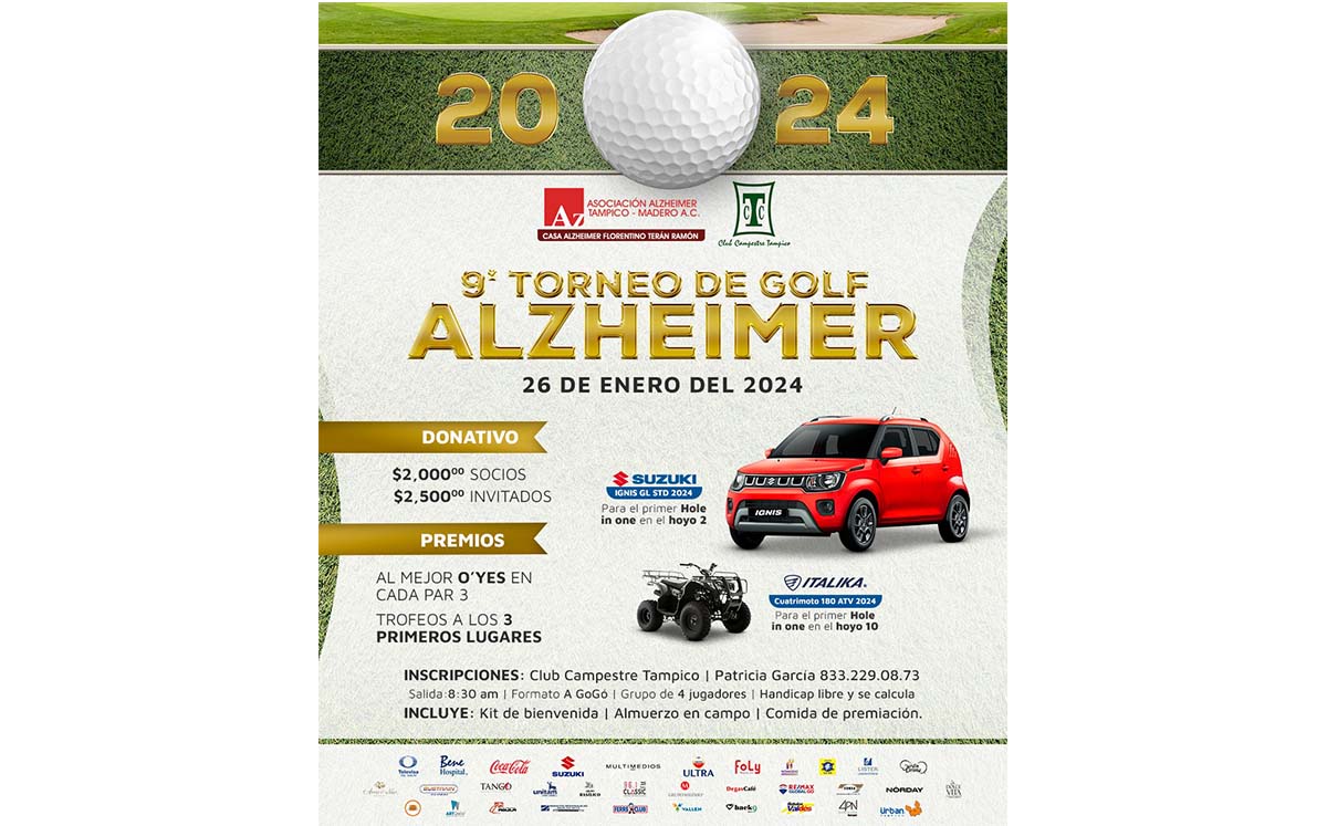 Novena edición del Torneo de Golf Alzheimer / Foto: Cortesía