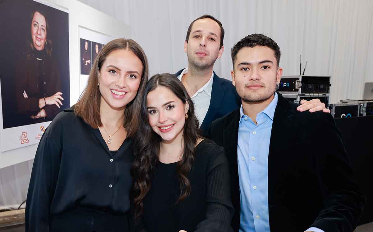 Sabrina Robredo, Alexa Verdugo, Emilio Whitfeld y Rodrigo Ariza (Fotos: Yanahui F. Sevilla y Cortesía)