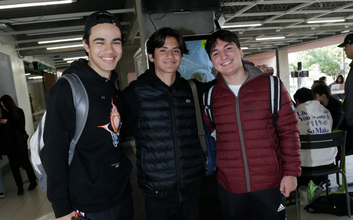 Nicolás Lozano, Alejandro González y Carlos García / Foto: Omar Valdez