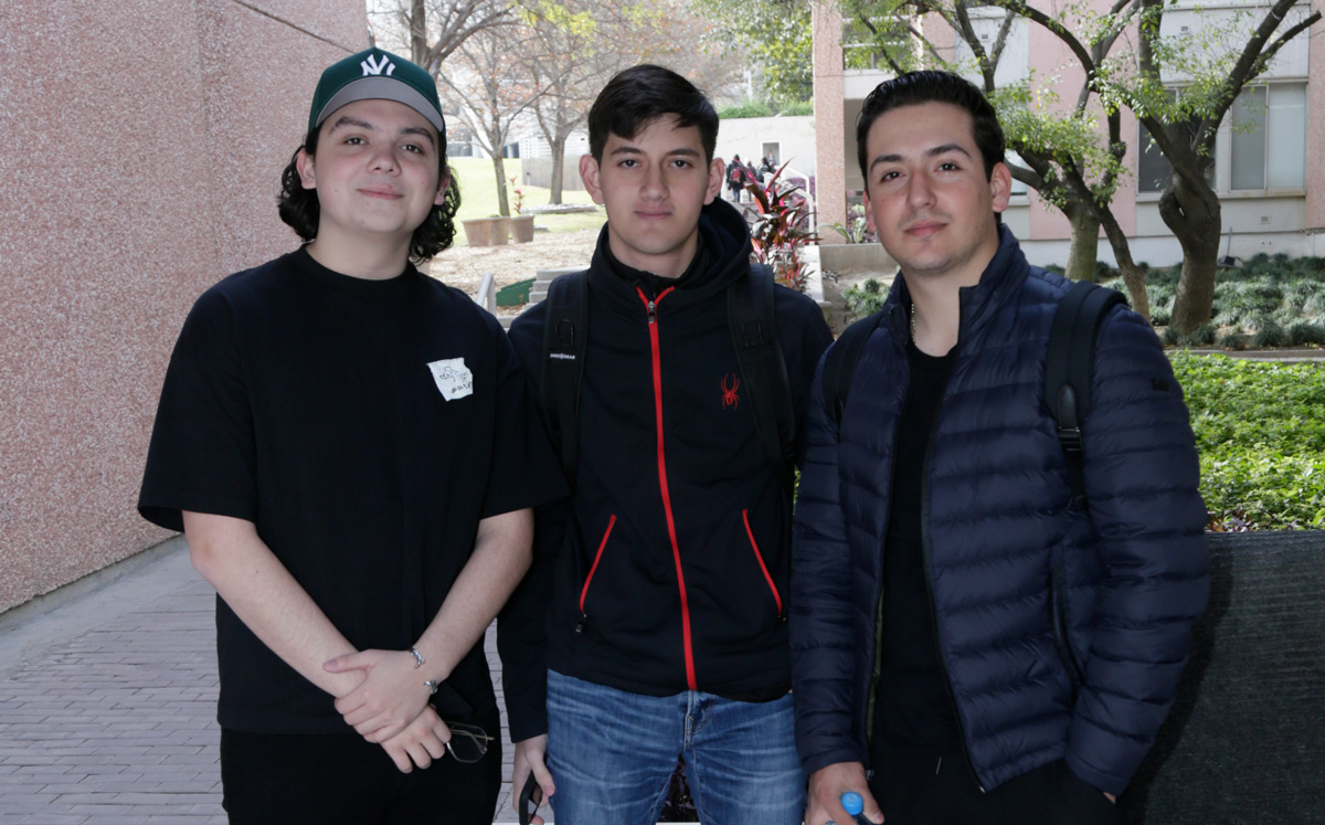 Santiago Arizpe, Rolando Martínez y Carlos García / Foto: Omar Valdez