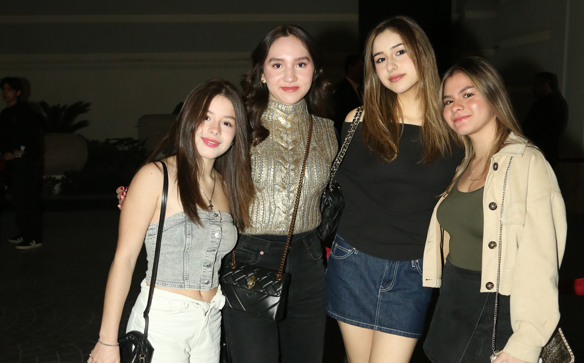 Valentina Aguilar, Gisella Padilla, Daniela Mora y Cristen Pérez / Foto: Roberto Alvarado