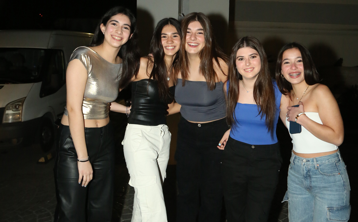 Valentina Ochoa, Jimena Corripio, Roberta Montalva, Frania Garza y Tabata Elizondo / Foto: Roberto Alvarado