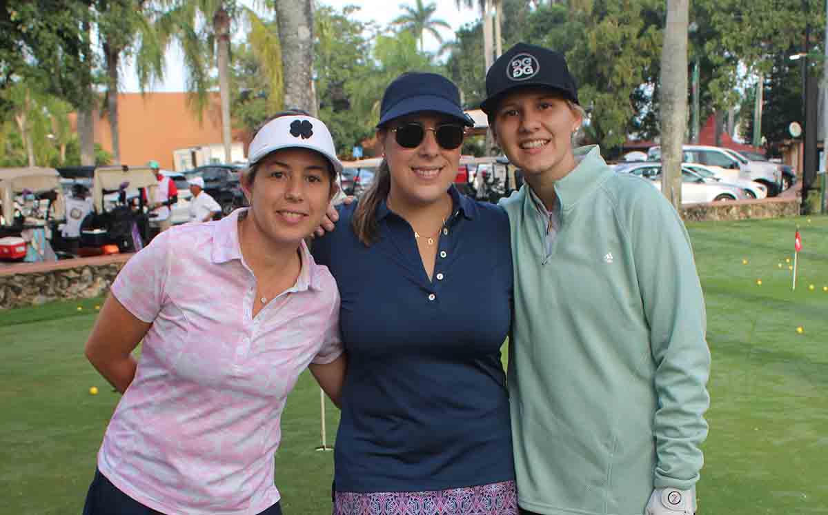 MARÍA SANTISTEBAN, ADRIANA CAZAUBON Y TARA VASELIK dieron lo mejor de ellas en el torneo de La Golfista del Año
