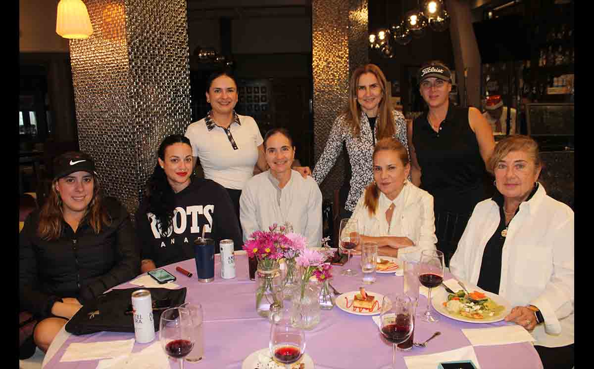 PAOLA VELÁSQUEZ, ROSA GOCHICOA, ANDREA LEAL, ADRIANA CAZAUBON, ALEXA VILLASEÑOR, LILI DE ESTEVE, MARICELA DE RIVERA Y ALICIA DE LEAL