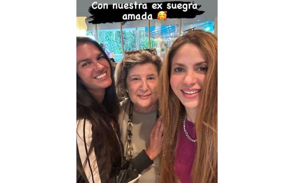 Shakira posa con su ex suegra; ¿qué hicieron y por qué? (Instagram)