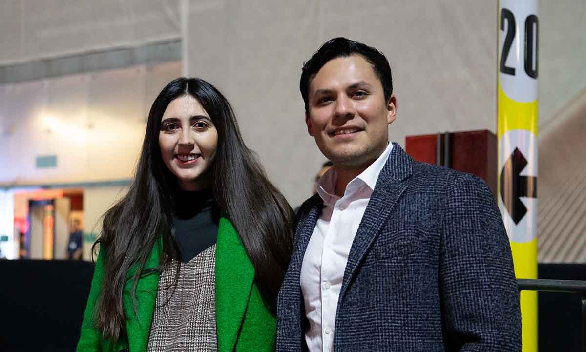 María Jose Dib y Ángel Guadarrama
