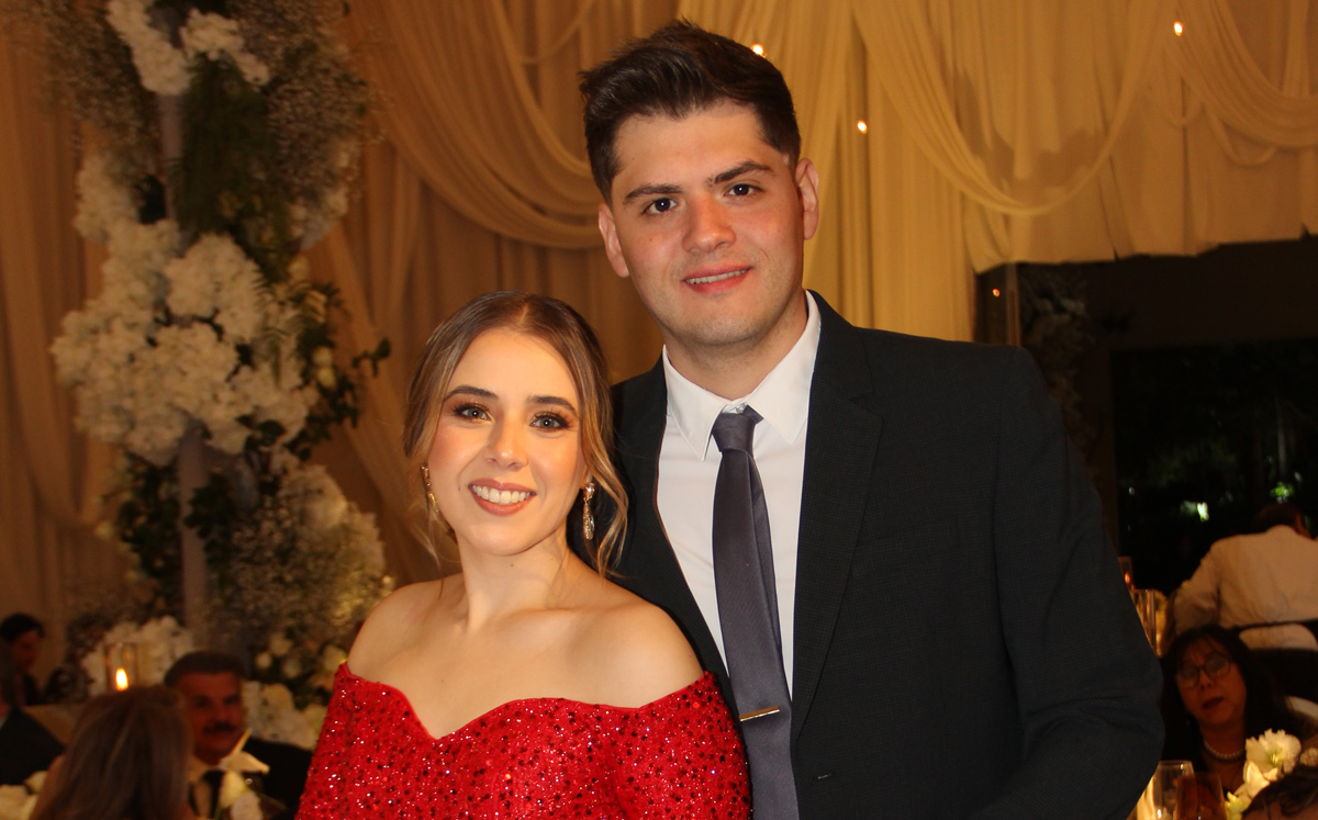 Andrea Rebeil y Luis Villarreal / Foto: Chic Guadalajara