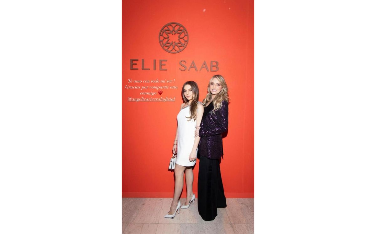 Angélica Rivera y Sofía Castro roban cámara en Paris Fashion Week (Instagram)