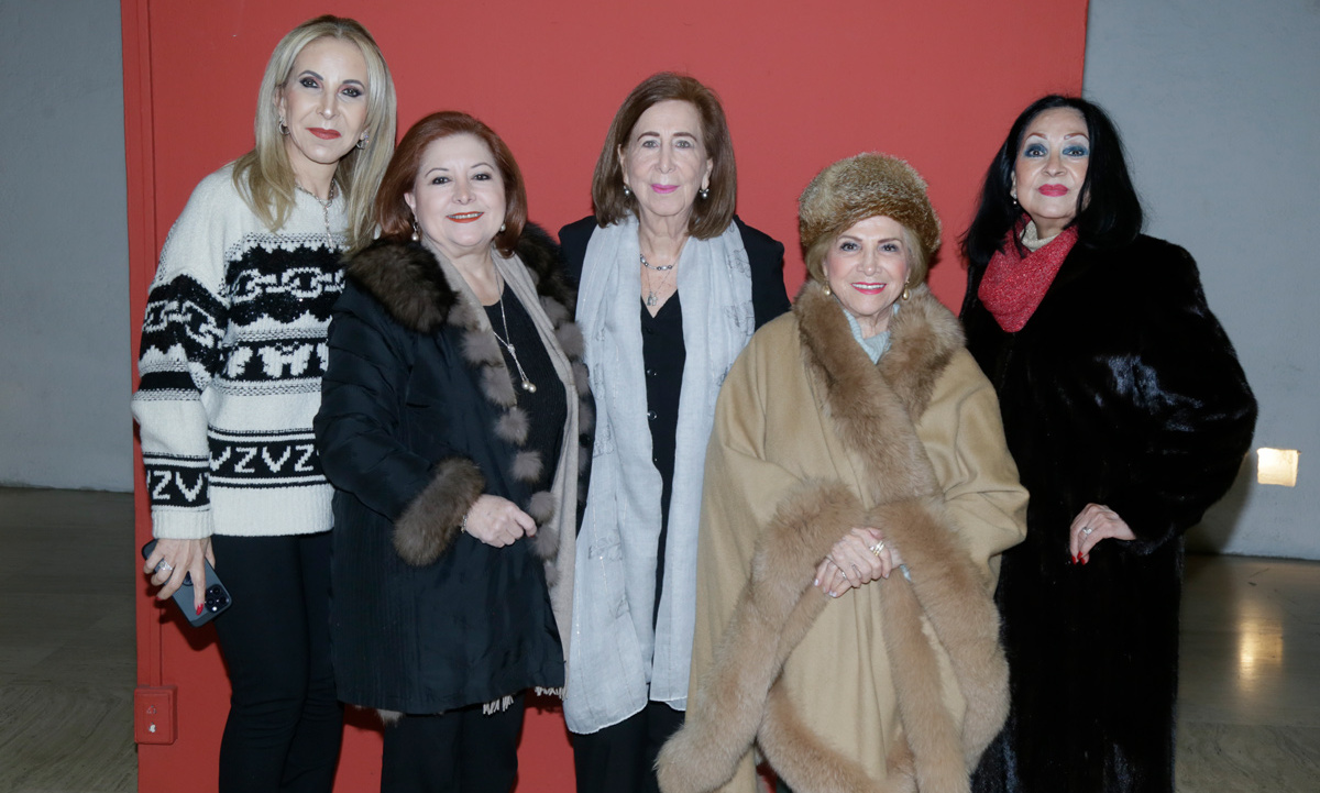 Lourdes González, Flora de Castillón, Rosy Adell, Sandra Santos de De la Garza y Tere González de Robles / Foto: Omar Valdez