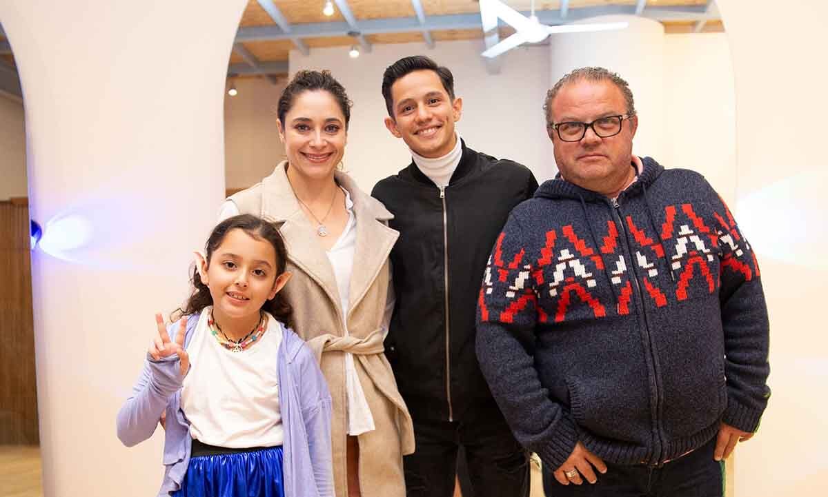 Lía Cacho, Xarena Domínguez, Miguel Senderos y Ernesto Cacho