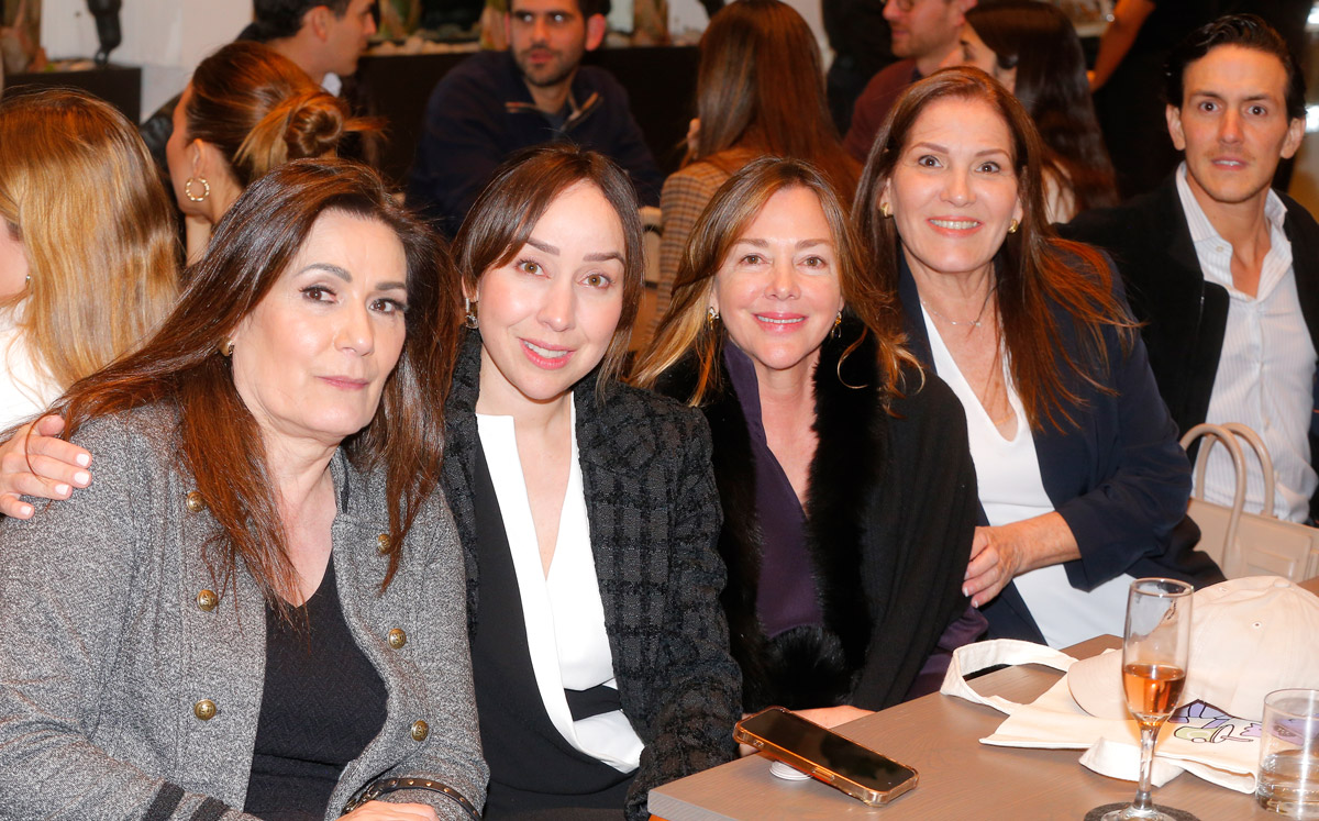 Laura Garza, Marilú García de Colosio, Jimena Ramírez e Irma Treviño / Foto: Daniel Saldívar