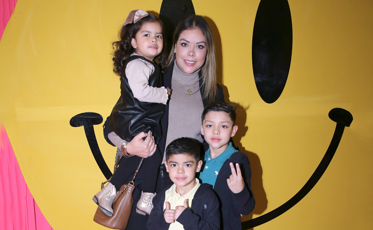 Luciana, Rose, Santiago y Marcelo