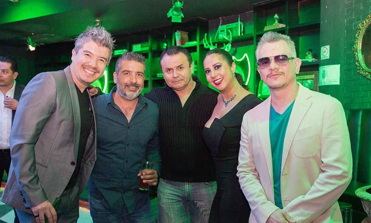 Marlene Ruiz, Jorge Martínez, Jesús Vázquez, Edgar Villa e Ilich Ríos