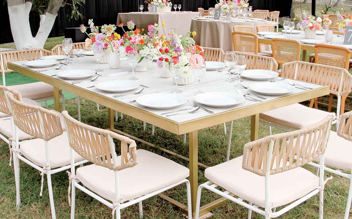 Decoración del evento a cargo de Opciones
