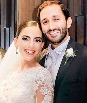 PAOLA RODRÍGUEZ Y LUIS FERNANDO AGUIRRE se dieron el sí frente a sus familiares y amigos