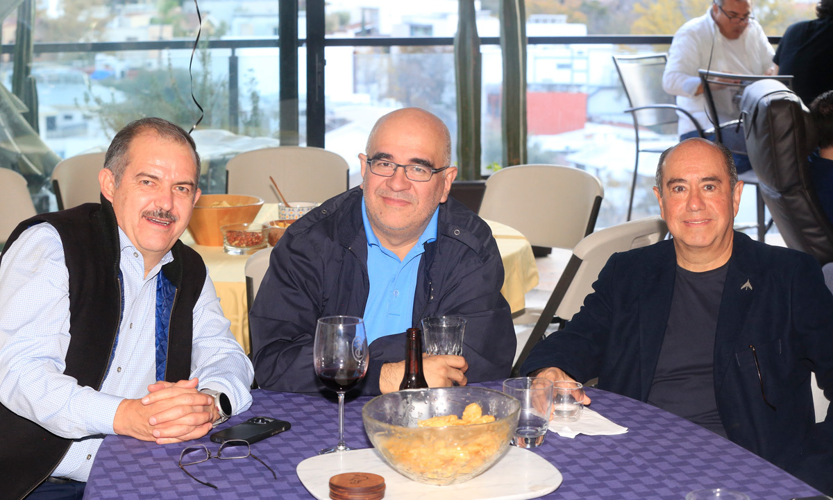 Fernando Lozano, Guillermo Anaya e Ignacio García / Foto: Daniel Saldívar