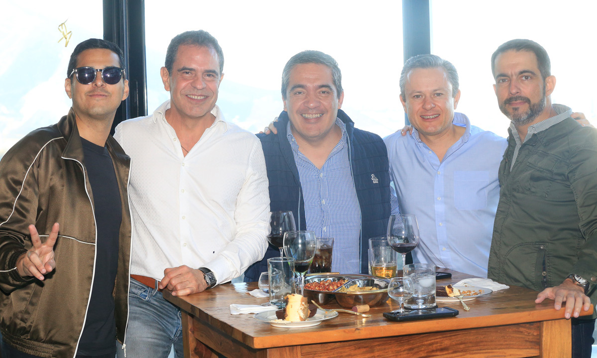 Daniel Cantisani, Jorge Coronado, Juan Carlos Calderón, Leonardo Manrique y José María Salvador / Foto: Daniel Saldívar