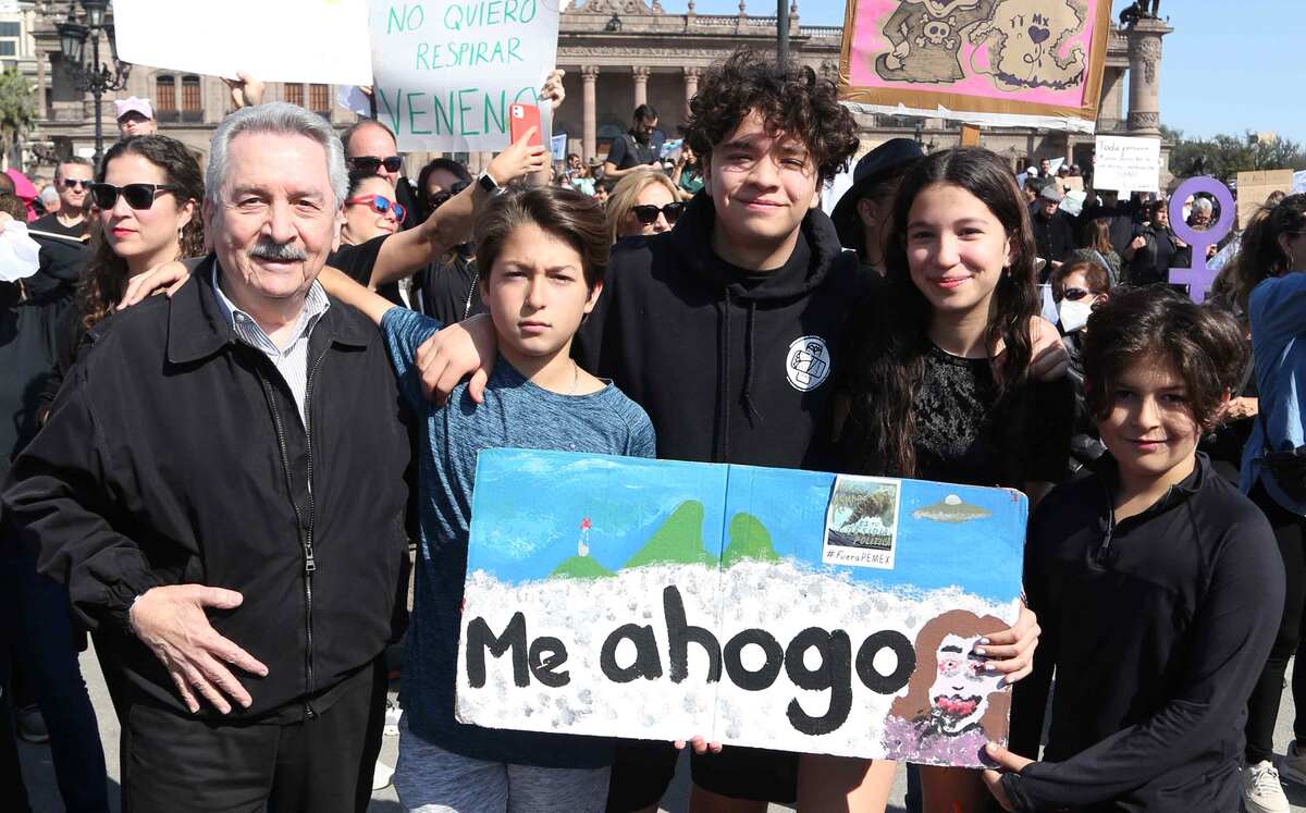 Alonso Frías, Luis Kirsch, Gustavo Villarreal, Isabella Villarreal y Natan Kirsch