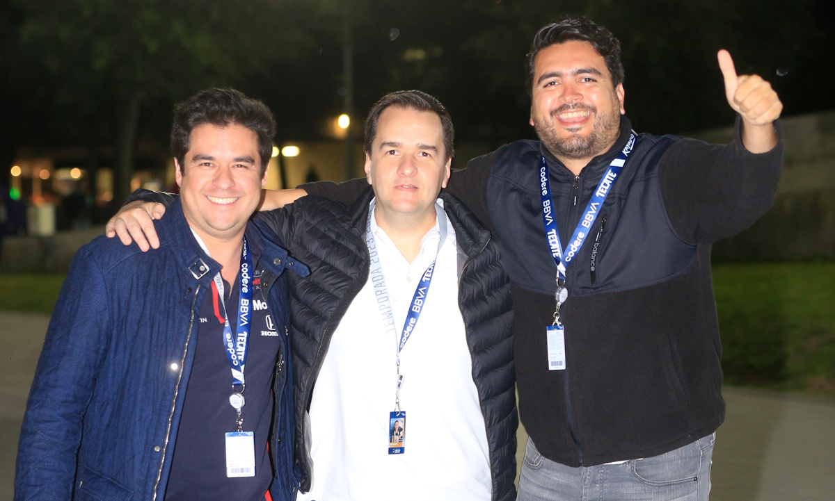 Adrián Falcón, Valter Bretschneider y Héctor Alfaro / Foto: Staff Chic