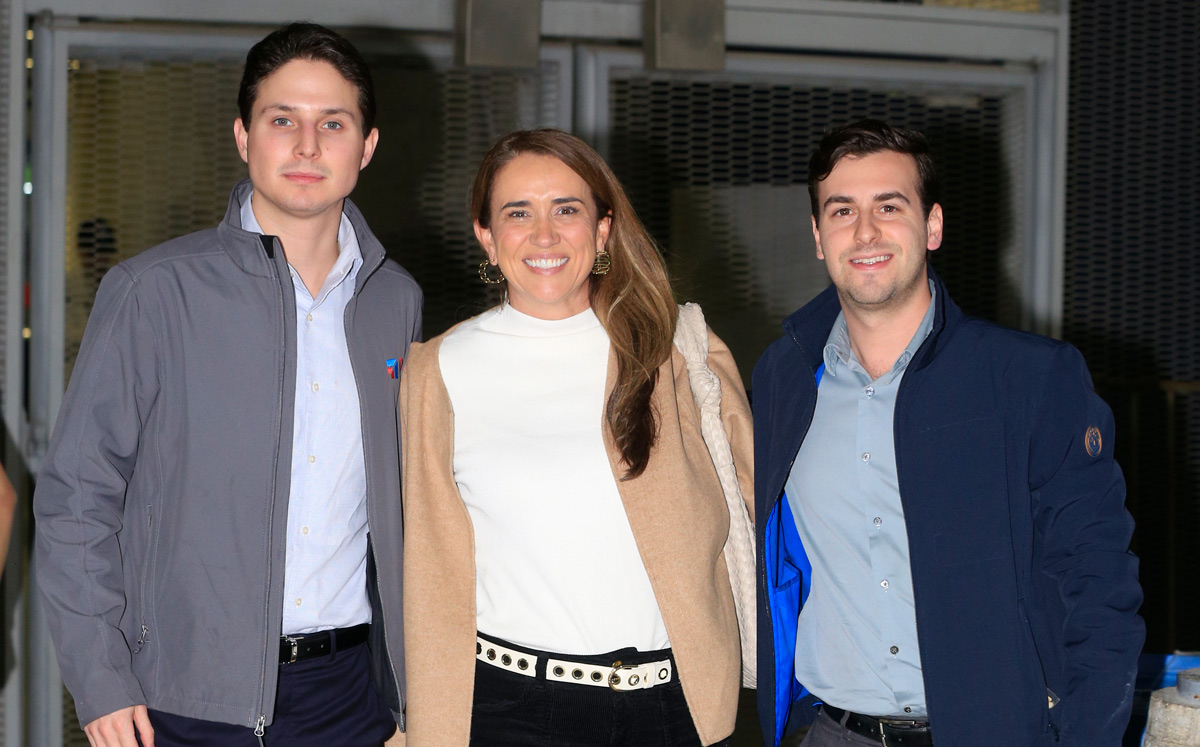 Eugenio De la Garza, Nicole Morrill y José Zambrano / Foto: Staff Chic