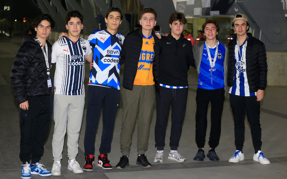 Gastón Martínez, Joaquín Alatorre, Marcelo Elizondo, Darío Kalife, Diego Blanco, Gabriel Martínez y Pablo Canavati / Foto: Staff Chic