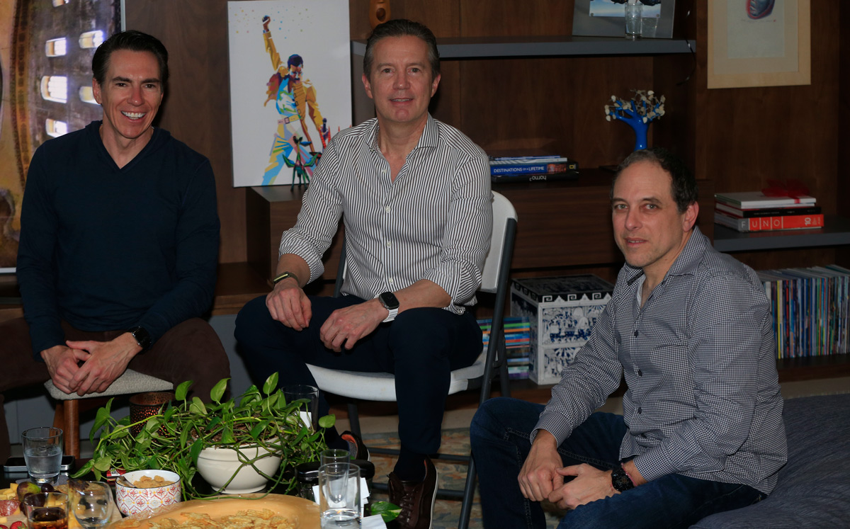Humberto Guzmán, Martín Hinojosa y Franklin Canavati / Foto: Daniel Saldívar