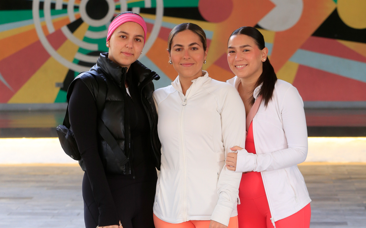 María José González, Paula de Alba y Priscila Lobo / Foto: Daniel Saldívar
