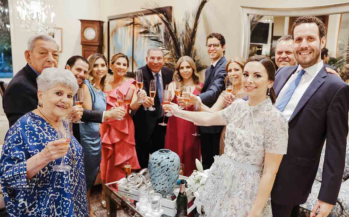 Brindis con la pareja