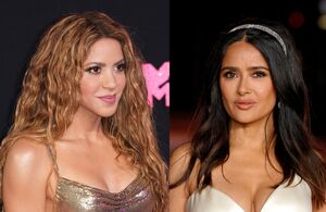 Salma Hayek baila como Shakira desde una caminadora (Getty Images)