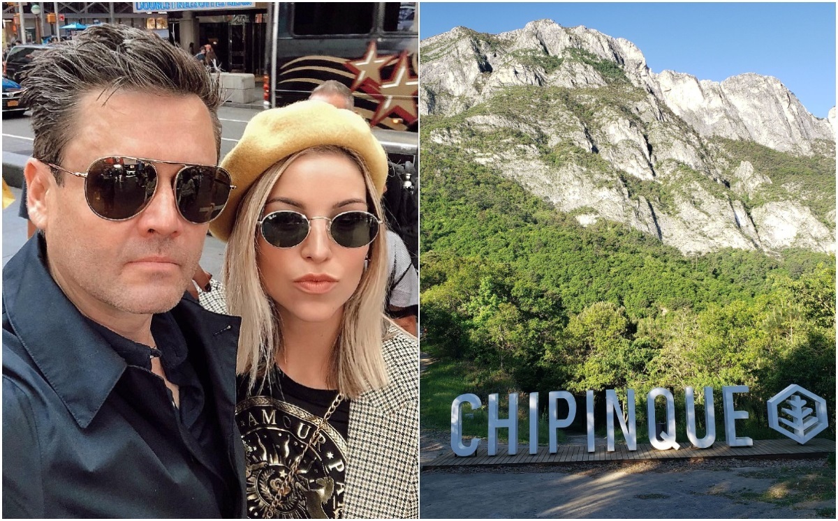 Andy Benavides y la fiesta a su esposo en Parque Chipinque (Foto. Instagram)