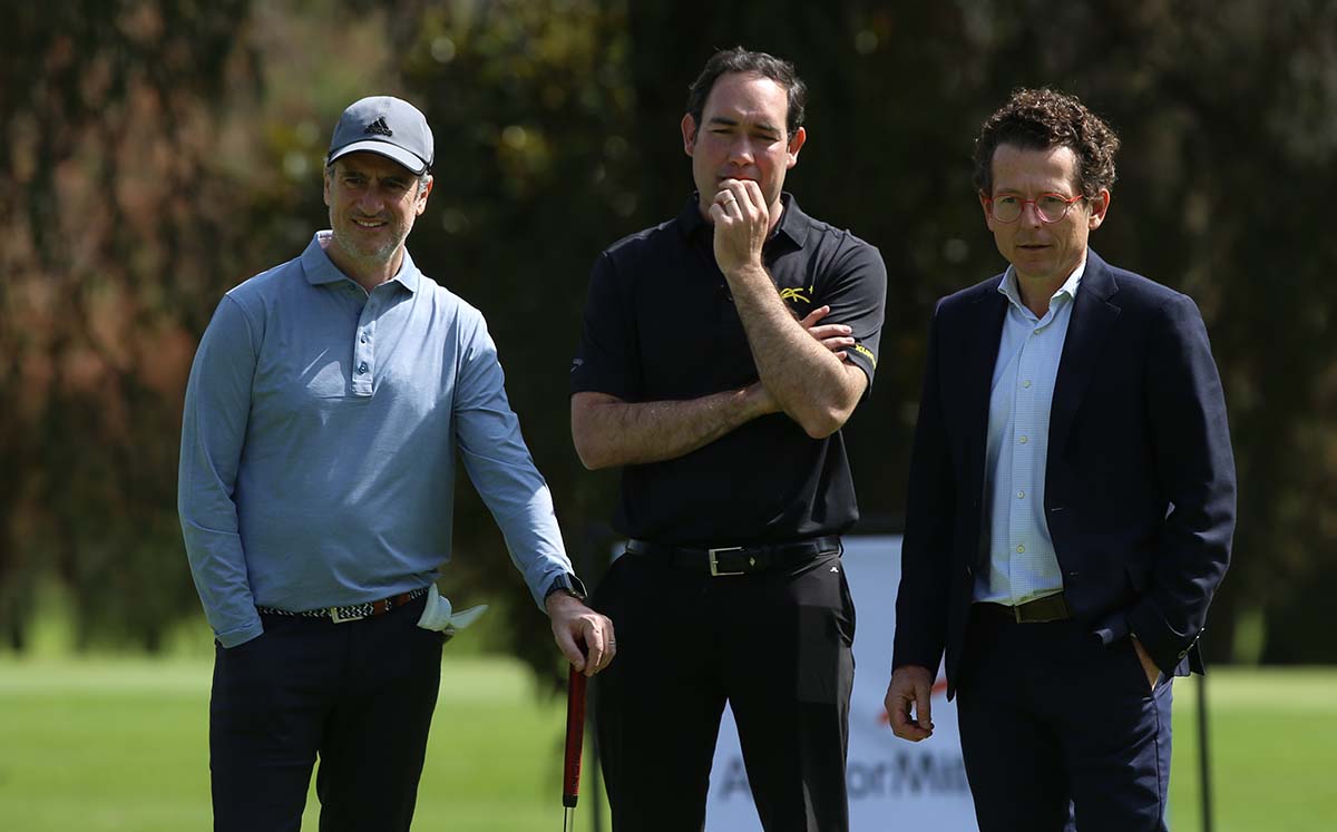 Gabriel Saba, Carlos Martínez y Francisco D. González