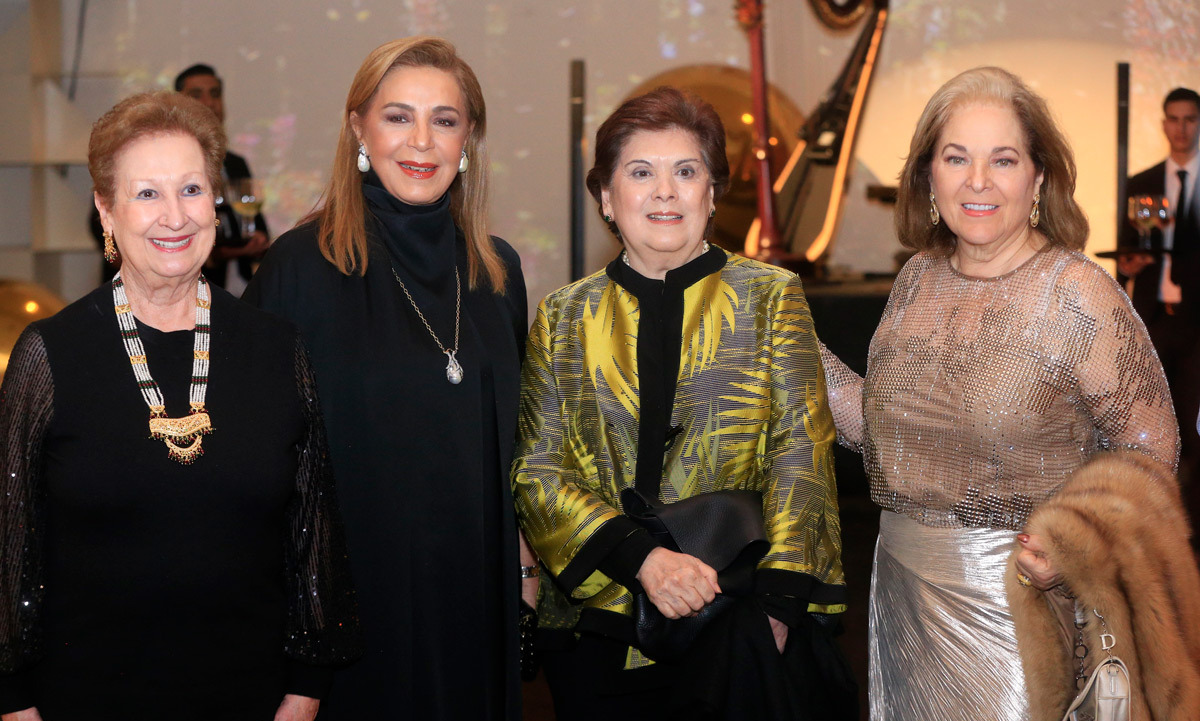Alejandra Sada, Oshna Rashim, Sari Bermúdez y Liliana Melo de Sada / Foto: Daniel Saldívar