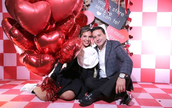 Carla y Héctor son una de las parejas invitadas a celebrar el amor junto a Chic (Fotos: Armando Aragón)