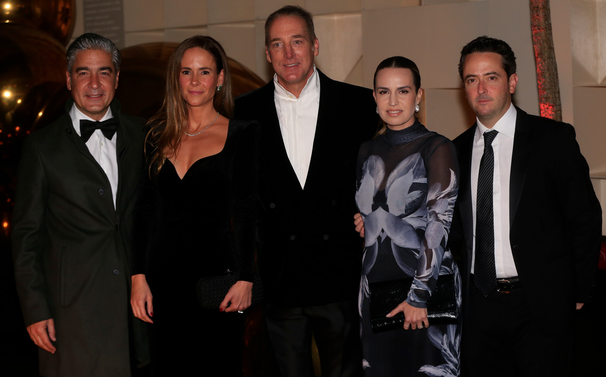 Gabriel Elizondo, Paulina Cueva, Mauricio Lobeira, Regina Zambrano de Morales y Mauricio Morales / Foto: Daniel Saldívar