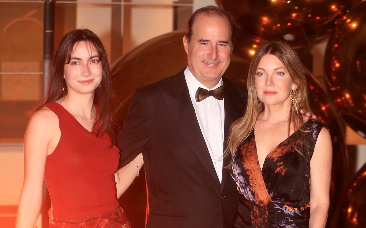 Kenza Fernández, Alberto Fernández y Alejandra Domínguez de Fernández / Foto: Daniel Saldívar
