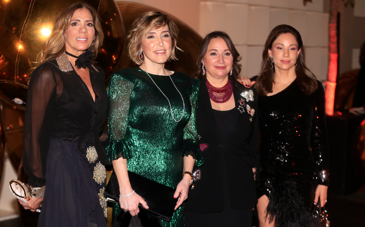 Susana Altamirano, Eugenia López, Vero González y Bárbara O'ward / Foto: Daniel Saldívar