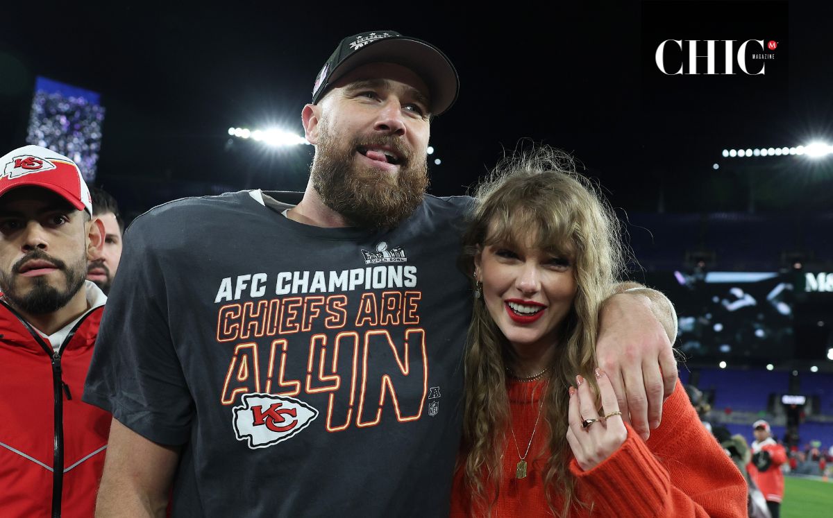 Taylor Swift lleva look inspirado en Travis Kelce para Super Bowl (Foto: Instagram)