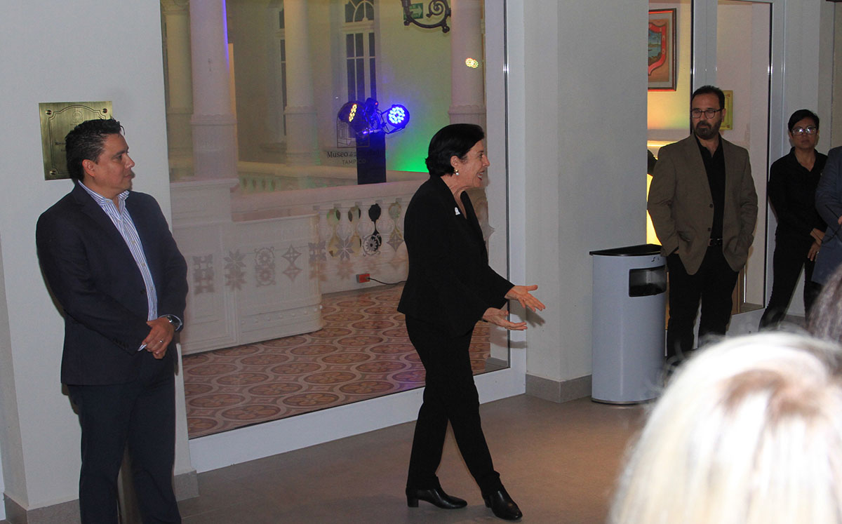 ELVIA HOLGUERA dio un poco de la historia de nuestra ciudad en el Museo de la Ciudad Tampico
